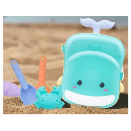 Zestaw Do Zabawy W Piasku, Walizka + Akcesoria Foremki Piaskownica