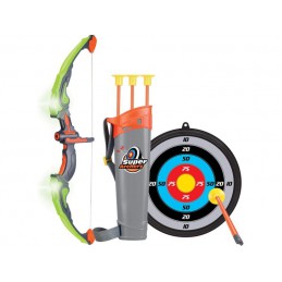 Zestaw Łuczniczy, Łuk Świecący W Ciemności + Akcesoria, Strzały, Tarcza