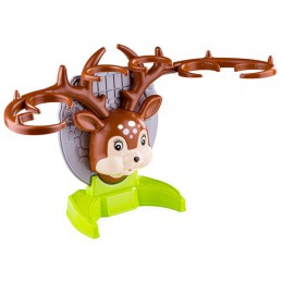 Gra Zręcznościowa Rzucanie Piłeczką Piłką Do Kosza Do Celu, Jelonek + Akcesoria,  Deer Bounce Game