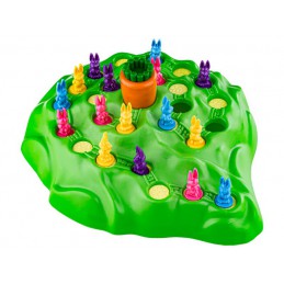 Rodzinna Gra Planszowa Wyścigi Króliczków, Wyścig Po Marchewkę, Bunny Game Lotti Karotti