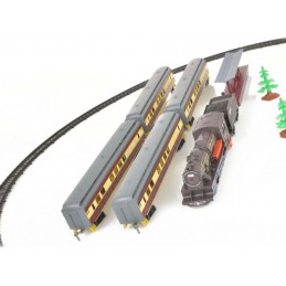 Kolejka Fenfa - Parowóz + Wagony Pasażerskie Tory