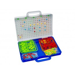 Edukacyjna Układanka,Puzzle,Klocki Kreatywna Mozaika, Wkrętarka 151 El Zestaw Konstrukcyjny 