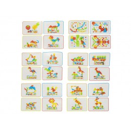 Układanka, Klocki, Kreatywna Mozaika, Wkrętarka 258 El. Walizka Na Kółkach Zestaw Konstrukcyjny