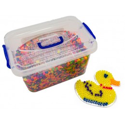 Prasowanka, Koraliki Do Prasowania, Wersja XXL, Zestaw 6000 El Fluorescencyjne