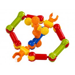 Kolorowe Klocki Konstrukcyjne Szkielet 40 Elementów