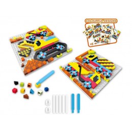 Kreatywna Układanka, Mozaika, Puzzle, Klocki 420 El. Budowa