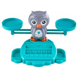 Gra Nauka Liczenia Oraz Angielskiego Fiszki - Równoważnia Waga Szalkowa Sówka Sowa - Owl Balance