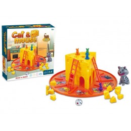 Rodzinna Gra KOT I MYSZY Złap Ser, Drabinki, Cat & Mouse  