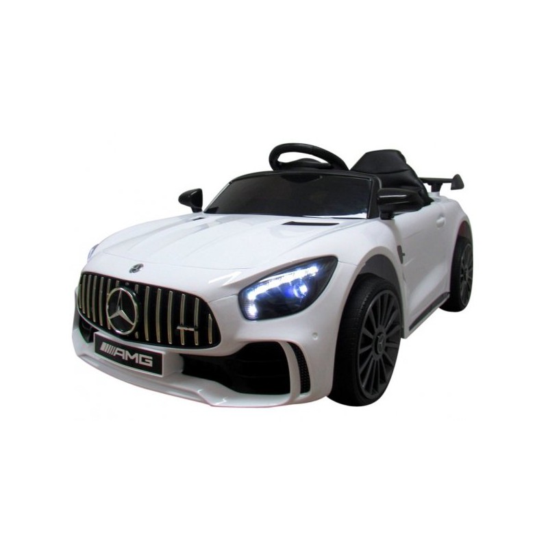 MERCEDES GTR-S auto na akumulator miękkie koła biały