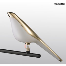 MOOSEE lampa ścienna BIRD złota