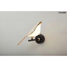 MOOSEE lampa ścienna BIRD złota