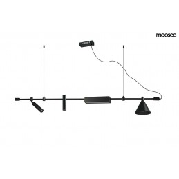 MOOSEE lampa wisząca TECHNICS czarna
