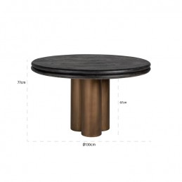 RICHMOND stół jadalniany MACARON 130