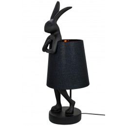 KARE lampa stołowa RABBIT czarna / czarna