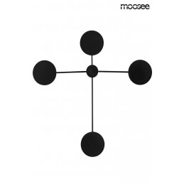 MOOSEE lampa ścienna SHADOW 4 czarna