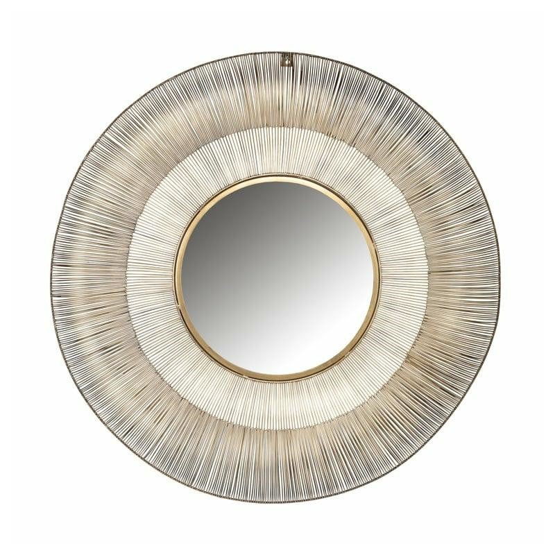 RICHMOND lustro ścienne ALIZA 101 - szczotkowane złoto