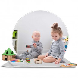 Namiot domek dla dzieci z lampką Nukido - szary 