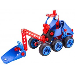 Klocki ELASTYCZNE Konstrukcyjne, Maszyny, Pojazdy, Auto, Samochód, Samolot, Pociąg Do Rozkręcania I Skręcania 6w1 142 El.