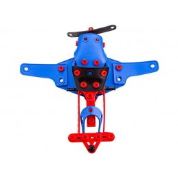 Klocki ELASTYCZNE Konstrukcyjne, Maszyny, Pojazdy, Auto, Samochód, Samolot, Pociąg Do Rozkręcania I Skręcania 6w1 142 El.