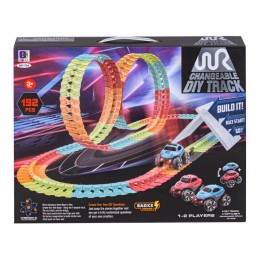 Elastyczny Tor Samochodowy, Wyścigowy 192 Elementy