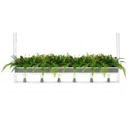 Lampa wisząca / kwietnik SEMIRA 180 INDUSTRIAL biała