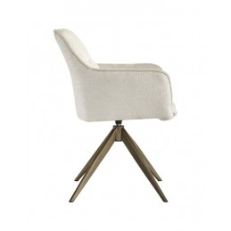 RICHMOND krzesło obrotowe ALINE białe