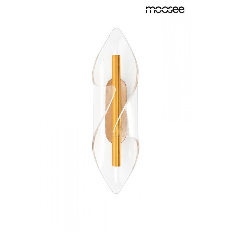 MOOSEE lampa ścienna FROST złota