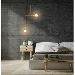 MOOSEE lampa wisząca RIVA 2 złota