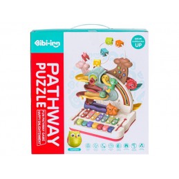 Wielofunkcyjna, Edukacyjna Zabawka Dla Dzieci, Cymbałki, Zjeżdżalnia, Pałąk, Magnetyczny Dzięcioł Interaktywna