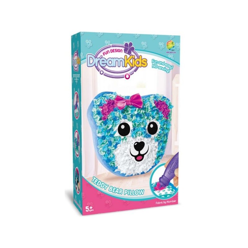 Kreatywny Zestaw Wyszywanka, Maskotka, Pluszak Do Szycia, Poduszka Do Ozdobienia DIY MISIU, NIEDŹWIADEK