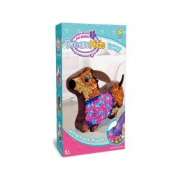 Kreatywny Zestaw Wyszywanka, Maskotka, Pluszak Do Szycia, Poduszka Do Ozdobienia DIY Piesek JAMNIK