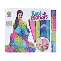 Kreatywny Zestaw, Wyszywanka, Pluszowy KOCYK Do Szycia DIY PATCHWORKOWA NARZUTKA KOC