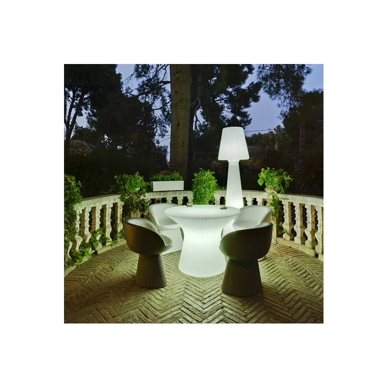 NEW GARDEN lampa stojąca LED LOLA 200 cm CABLE ciepła biel