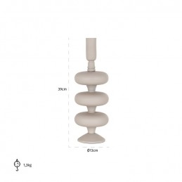 RICHMOND świecznik TILLY L beżowy