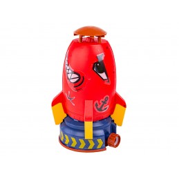 RAKIETA WODNA Wyrzutnia rakiety wodnej, Water Rocket, Zraszacz, CZERWONY REKIN