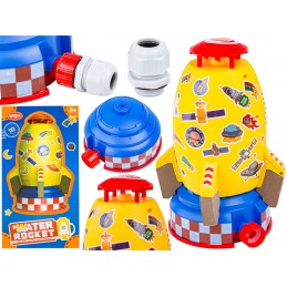RAKIETA WODNA Wyrzutnia rakiety wodnej, Water Rocket, Zraszacz, ŻÓŁTA KOSMICZNA
