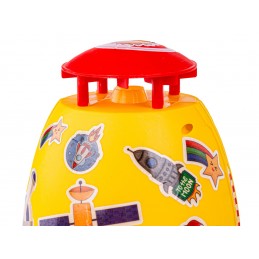 RAKIETA WODNA Wyrzutnia rakiety wodnej, Water Rocket, Zraszacz, ŻÓŁTA KOSMICZNA