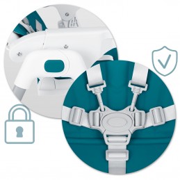 Krzesełko do karmienia Ricokids Tulo niebieskie 