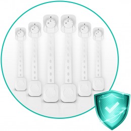 Zabezpieczenie otwierania szafek Ricokids 798200 6 szt. białe