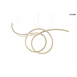 MOOSEE lampa wisząca WAVE 120 złota