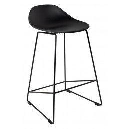 Krzesło barowe ROLF czarne...