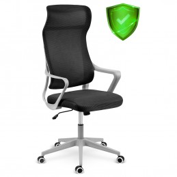 Fotel biurowy z mikrosiatki Sofotel Labi czarny