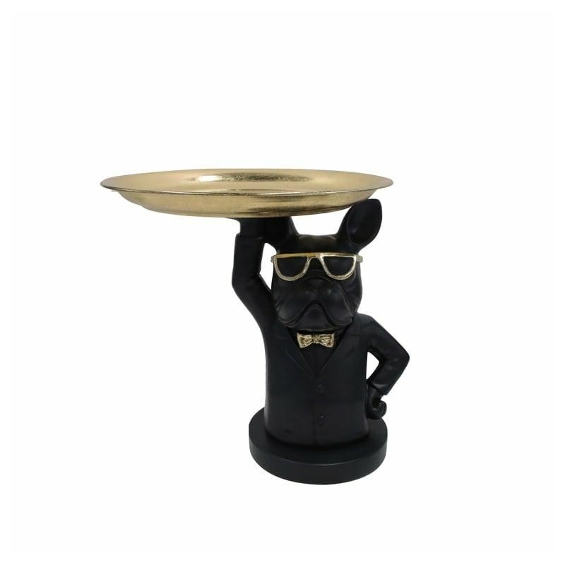 RICHMOND patera na ciasto/ taca SONNY czarno-złota