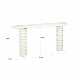 RICHMOND konsola BLOOMSTONE 2 biała