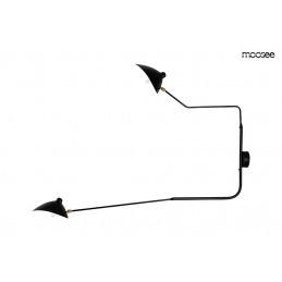 MOOSEE lampa ścienna RAVEN 2 - aluminium, stal węglowa