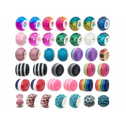 Zestaw Do Tworzenia Robienia Biżuterii, Bransoletek, Charmsy, Zawieszki, Koraliki MIX