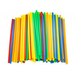 Słomki Konstrukcyjne, Klocki , Patyczki 1000 El, Kuferek, 3D