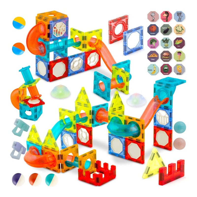 Klocki magnetyczne z podświetleniem RK-763 Ricokids