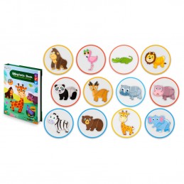 Książka magnetyczna puzzle Zwierzątka RK-770 