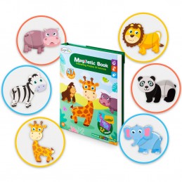 Książka magnetyczna puzzle Zwierzątka RK-770 